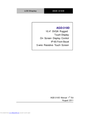 Aaeon AGD-310D User Manual