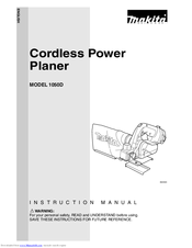 Makita 1050D Instruction Manual