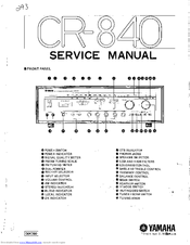 Yamaha CR-840 Service Manual