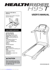 HEALTH RIDER H95T User Manual