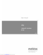 Revox Joy S118 User Manual