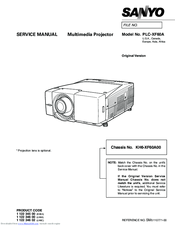 Sanyo PLC-XF60A Service Manual