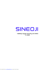 Sineoji PL1800E User Manual