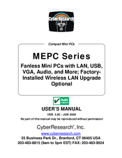 CyberResearch MEPC 1220-080-X User Manual