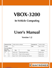 Sintrones VBOX-3200 User Manual