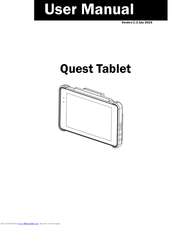 Touch Dynamic Quest Tablet User Manual