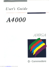 Amiga A4000 User Manual