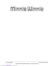 Winnebago Minni Winni Owner's Manual