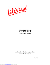 LifeView FlyDVB-T User Manual