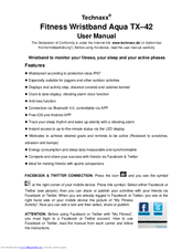 Technaxx Aqua TX-42 User Manual