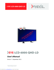 eyevis EYE-LCD-6000-QHD-LD User Manual