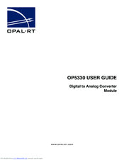 Opal-RT OP5330 User Manual