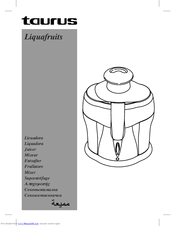 Taurus Liquafruits Instructions Manual