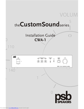 PSB CWA-1 Installation Manual