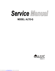 Alto ALTO-Q Service Manual