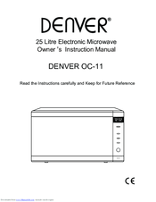 Denver OC-11 Owner's Instruction Manual
