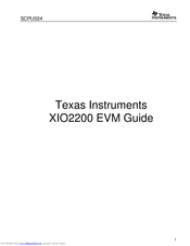 Texas Instruments XIO2200 Manual