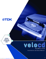 TDK Velocd Installation And User Manual