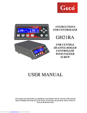 Geco GH21RA User Instructions