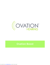 Ovation Boost User Manual