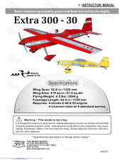 Wings Maker Extra 300 - 30 Instruction Manual