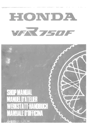 Honda 1986 VFR 750F Shop Manual