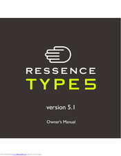 RESSENCE TYPE 5 Owner's Manual