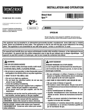 IronStrike EPIC33 Installation And Operation Manual