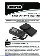Draper LDM-50M Instruction Manual