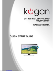 Kogan KALED24DVDZA Quick Start Manual