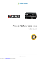 Patton SN4524 Setup Manual