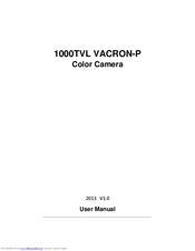 Vacron 1000TVL -P User Manual
