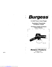 Burgess Propane Insect Fogger 1443 Manual - pic-leg