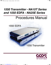 C-COR NA25E Series Procedures Manual