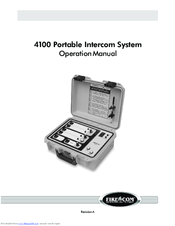 Firecom 4100 Operation Manual