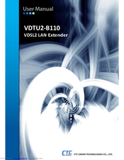 CTC Union VDTU2-B110 User Manual