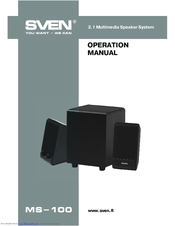 Sven MS-100 Operation Manual