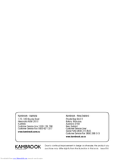 Kambrook KSB70 series Instruction Booklet