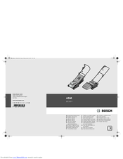 Bosch ASM 32 F Original Instructions Manual