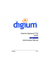Digium Asterisk Appliance 50 Administrator's Manual
