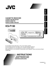 Jvc ks-f150 Instruction Manual