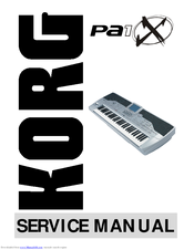 korg pa1x pro manual