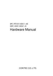 Contec IPC-SV10DC1-4E Hardware Manual