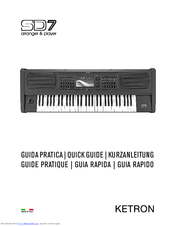 KETRON SD7 Quick Manual