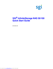 Silicon Graphics InfiniteStorage NAS 50/100 Quick Start Manual