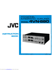 JVC 4VN-880 Instruction Book