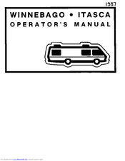 Winnebago 1987 Itasca Operator's Manual