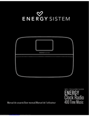 Energy Clock Radio 400 Time Music User Manual