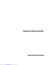 GNS NR31P8-16 Quick Operation Manual