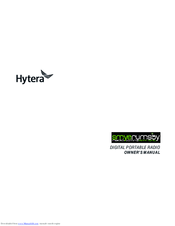 Hytera PD35X Owner's Manual